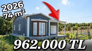 962.000 TL'ye 74 m² Prefabrik Ev Turu ve Fiyatı (2026 Kaça Mal Olur?)