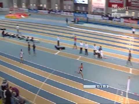 Seconda serie 800 M Ancona 2012 Italiani indoor Atletica leggera