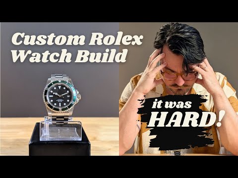 I did a CUSTOM ROLEX WATCH BUILD using AliExpress - IT WAS HARD!!