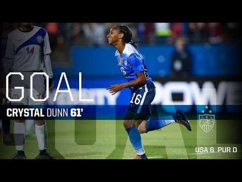 WNT vs. Puerto Rico: Crystal Dunn Third Goal - Feb. 15, 2016