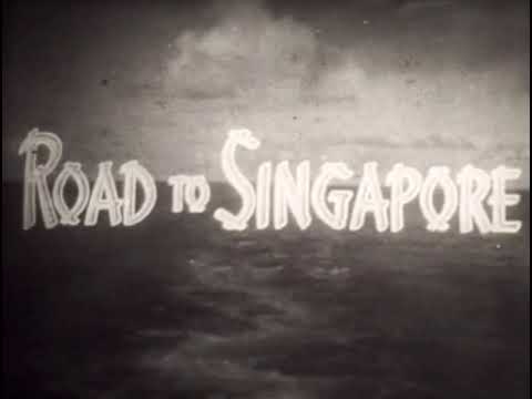 Road To Singapore Bing Crosby and Bob Hope 16mm Film Scan (Opening) 1940