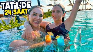 MALDİVLERDE 24 SAAT TATİL VLOG !?
