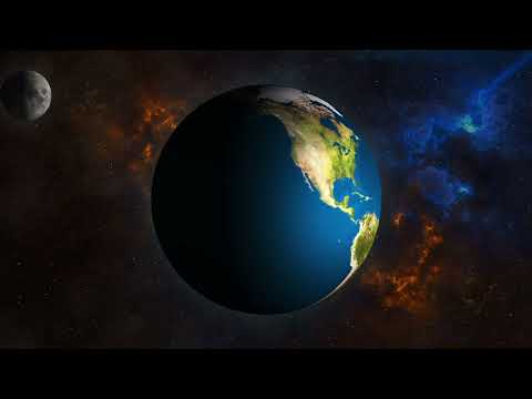 Celestial Love ❤️ Earth & Moon's Eternal Dance