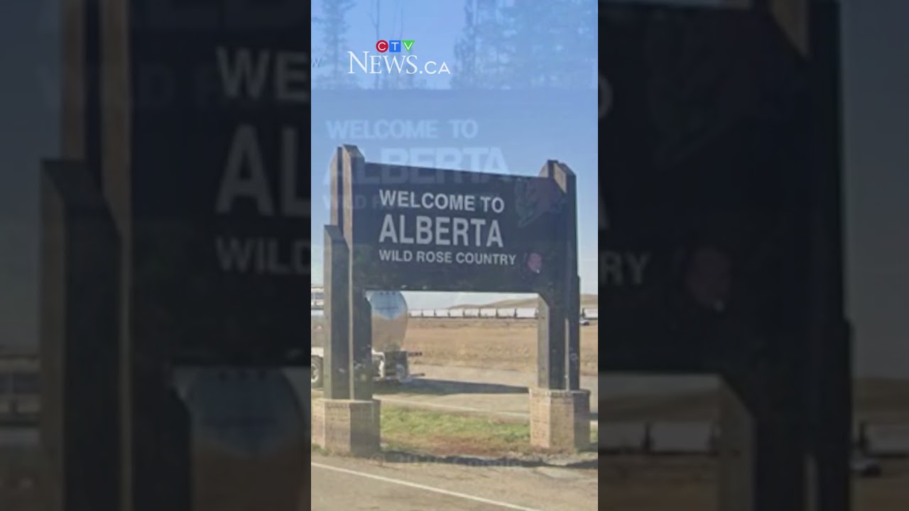 Province wants to replace 'Welcome to Alberta' signs with map-shaped placards