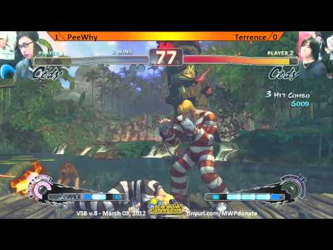 PeeWhy vs Terrence - SSF4AE Singles - Vancover Street Battle 8