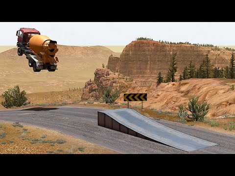 Mobil vs Metal Ramp #3 - BeamNG Drive