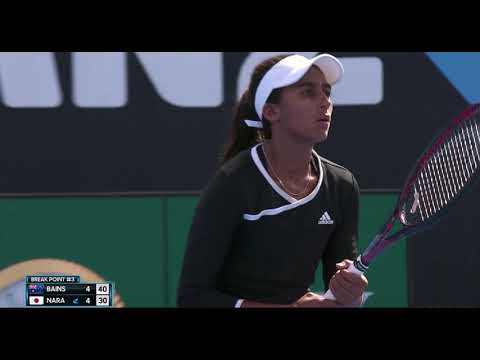 Highlights: Naiktha Bains - Qualifying R2 - Australian Open 2019