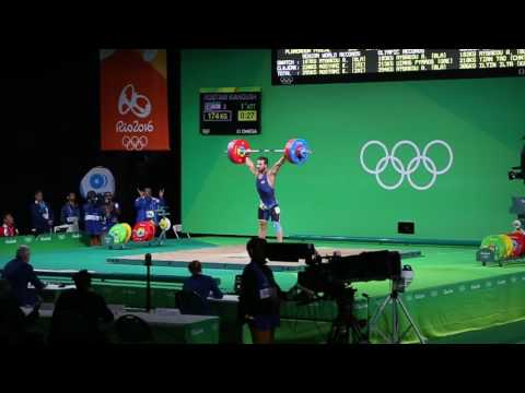 Kianoush Rostami(IRI) 174 Snatch (Attempt1)