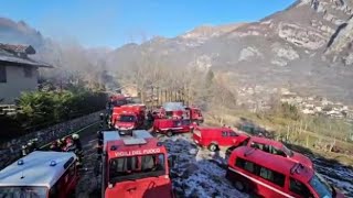 Val di Ledro, incendio nella casa in montagna: il proprietario ricoverato in ospedale per delle u...