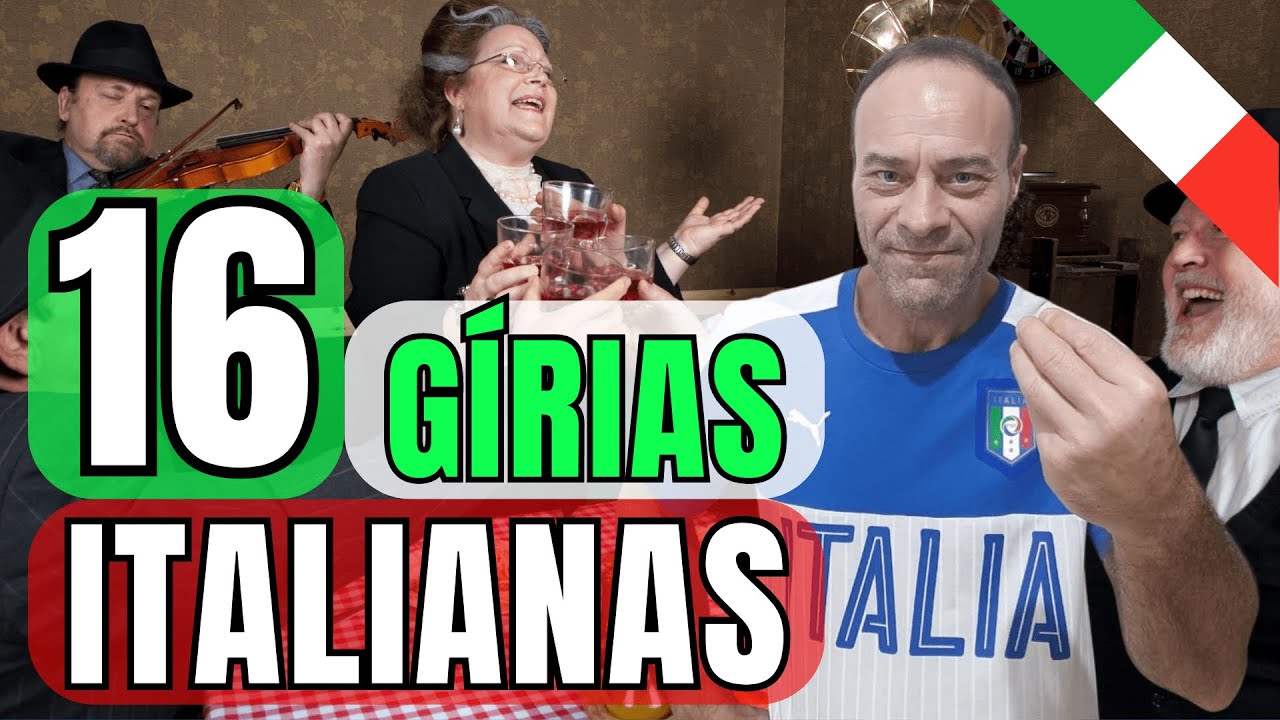 🇮🇹16 Palavras únicas em ITALIANO sem tradução | GÍRIAS ITALIANAS | Expressões em italiano🗣🇮🇹