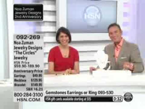 Noa Zuman Jewelry Designs "The Circles" Triple-Swirl Drop Earrings  Noa Zuman