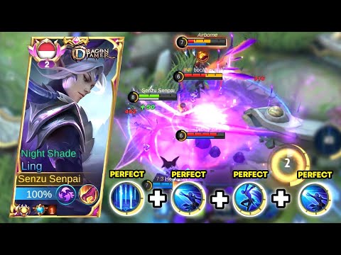 LING FASTHAND INSANE COMBO - Ling Best Rotation No Death - Ling Mobile Legends
