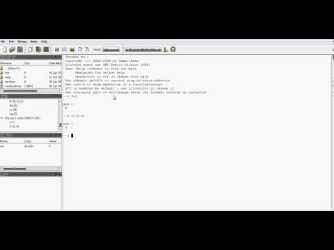 Cálculos Básicos com o Freemat