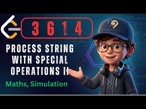 Leetcode 3614 Process String With Special Operations Ii Reverse Tracing Math Java C Python