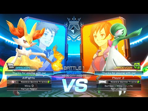 Braixen vs Gardevoir - Pokkén Tournament DX