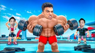 عبده ماندو وام كامل دخلو الجيم عشان يبنسو عضلات ويسيطرو علي المنطقه ???????????? | roblox