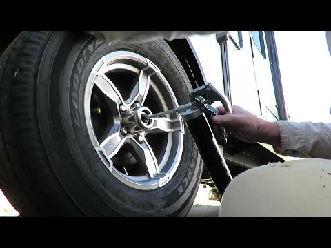 Grease Axle; Dexter EZ Lube on our GeoPro by RV Adventures
