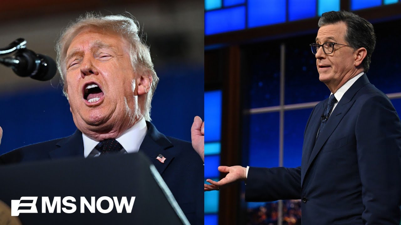 'He was pushing to get rid of this man': Trump boasts about Colbert's last show in odd AI video