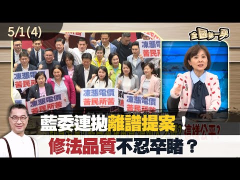 藍委連拋離譜提案！ 修法品質不忍卒睹？【全國第一勇 精華】2024.05.01(4)