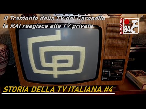 Storia della TV italiana pt.4: Il Tramonto della TV del Carosello - la RAI reagisce alle TV private