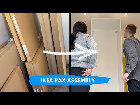 How To Assemble IKEA Pax Wardrobe. Step by Step!