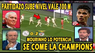 PRENSA MUNDIAL¡¡ RICHARD RIOS UN ANIMAL NIVELAZO MOURINHO EN SHOCK AJAX VS BENFICA