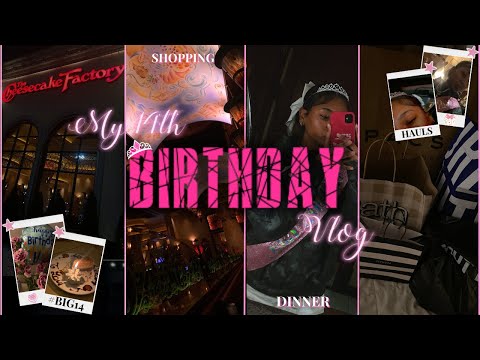 ‘ MY 14TH BIRTHDAY VLOG 🎂🩷 .