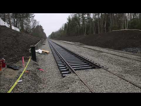 New track: New Bedford Line Double Track Update - 3/17/2022