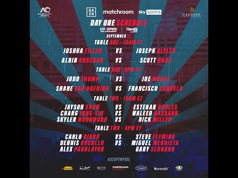 Biliárd US Open 2021 Round 1 Alex Pagulayan vs Gary Serrano 2021 09 13 HUN