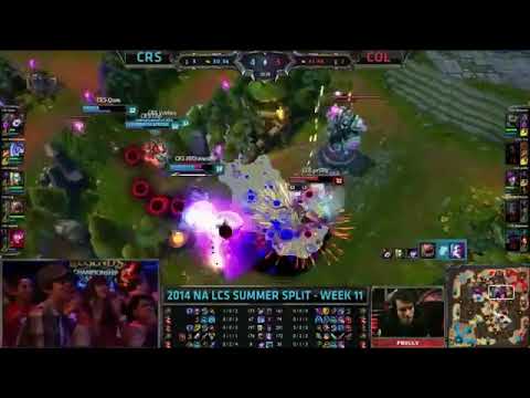 Curse Iwilldominate Nunu VS Col Kez Elise Highlights   2014 NA LCS Summer W11D1 HQ