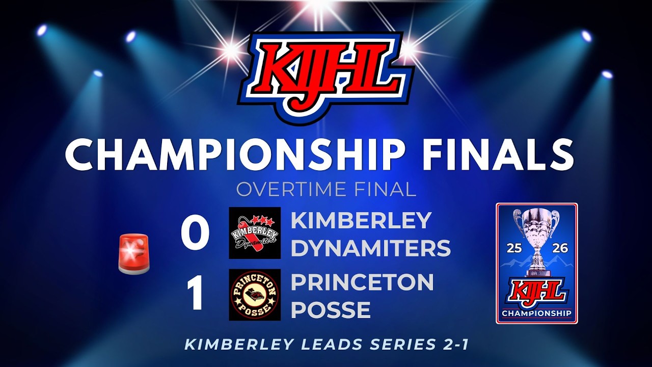 2026 KIJHL Championship Game 3 - April 21/26
