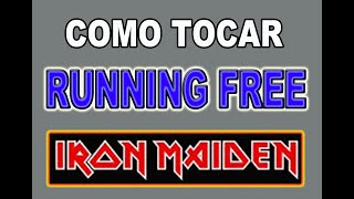 COMO TOCAR RUNNING FREE DE IRON MAIDEN COMPLETA EN GUITARRA !! (con cifrado/tabs incluido)¡