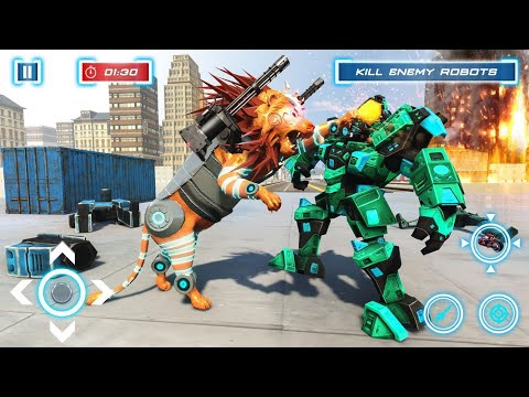 #1 lion bike robot   روبوت الاسد مع دراجته #1