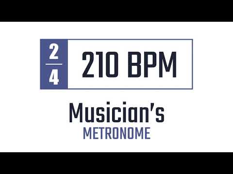 210 BPM - 2/4 - Metronome