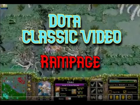 Dota 1 Clinkz Rampage Classic video