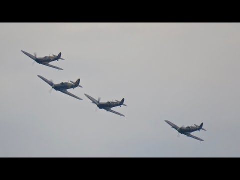 Sea Hurricane & Spitfires - Shuttleworth May Evening Airshow 2019