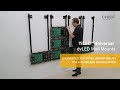 TiLED Series dvLED Universal Wall Mounts Overview – For Video Walls and Digital Signage