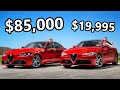2024 Alfa Romeo Giulia Quadrifoglio Vs The Cheapest Giulia You Can Buy