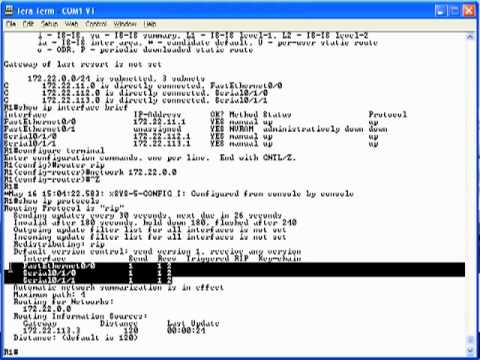 CCNA Lab 9 RIP Configuration.flv
