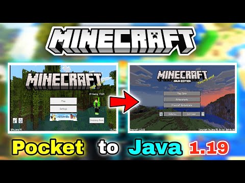 Minecraft JAVA Edition in Mobile || minecraft Java Edition Addon 1.19 (Hindi)