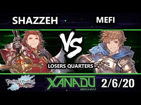F@X 340 GBFV - Shazzeh (Percival) Vs. Mefi (Gran) Granblue Fantasy: Versus Losers Quarters