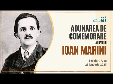 Adunarea de comemorare Ioan Marini – Săsciori, Alba – 29 ianuarie 2023 – Oastea Domnului