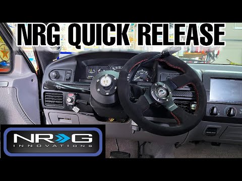 NRG COMPLETE INSTALL GUIDE FOR QUICK RELEASE STEERING WHEEL. 92-97 Ford f-150, Broncos, Mustangs