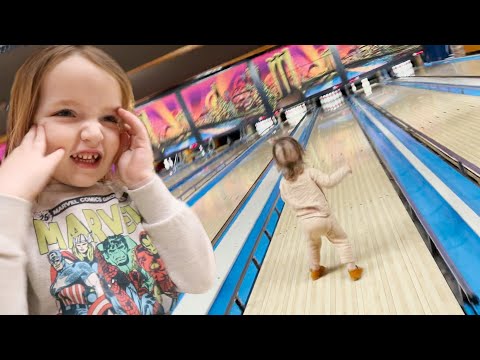 BOWLiNG BABY NAVEY!!  Family Day together before our Vacation to ______! and cooking with Dad movie