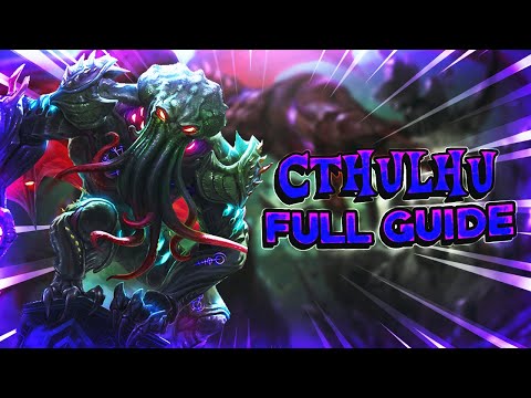 Smite: Cthulhu Full Guide (CTHULHU BUILD, ABILITIES, How to play Cthulhu in Smite!!!)