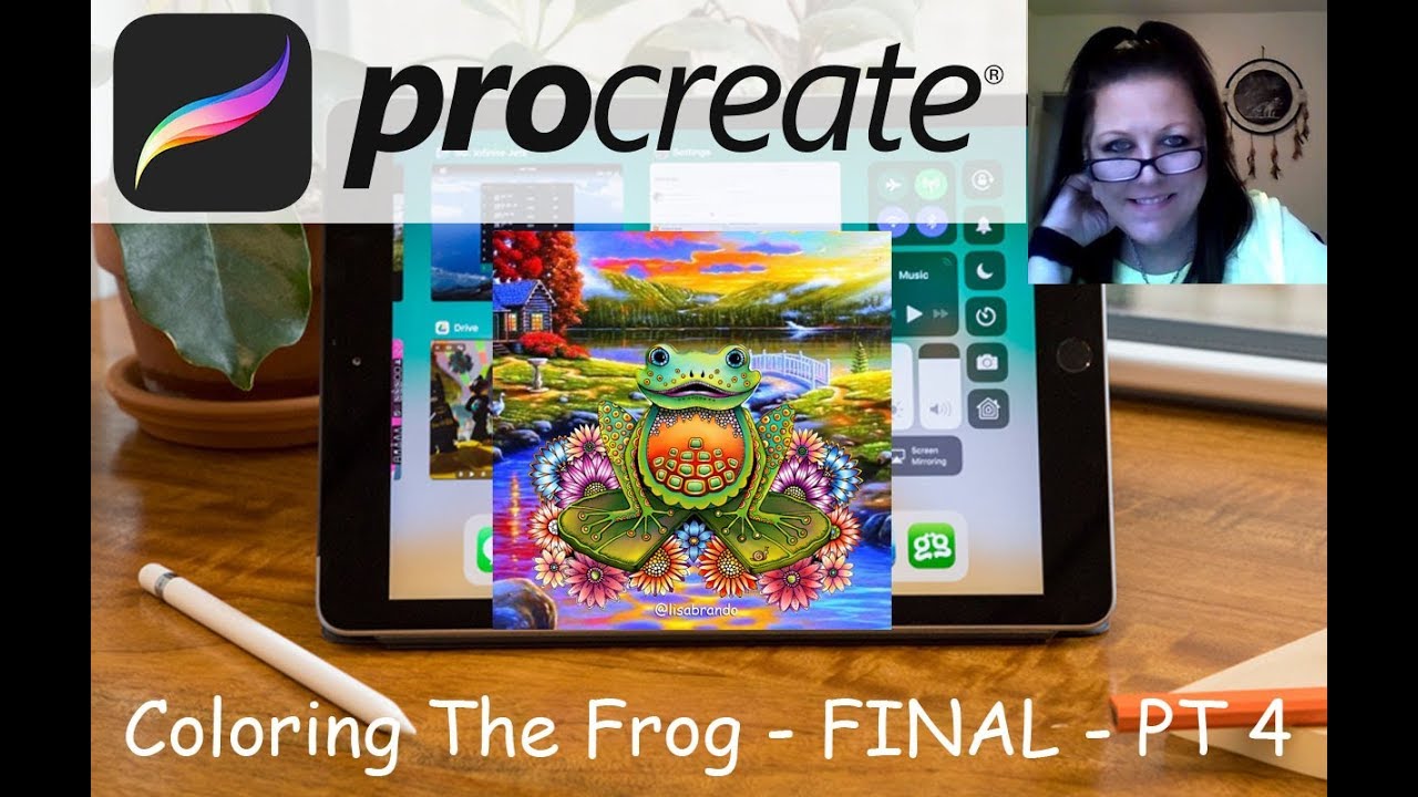 How To Color The Frog From Enchanted Forest Coloring Book By Johanna Basford On Procreate For Ipad