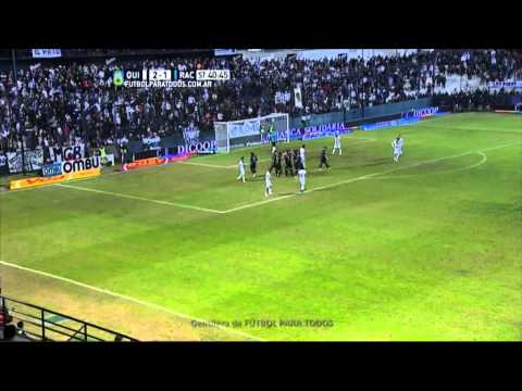 ¿Fue mano de Bieler? Quilmes 2 - Racing 1. Fecha 18. Primera División 2015. FPT.