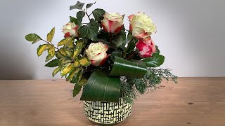 How To Arrange Flowers In A Ceramic Vase