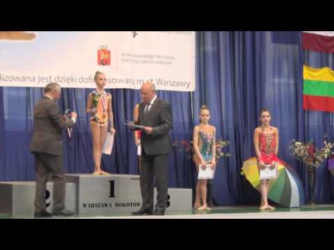 Award ceremony «IRINA-CUP» Warsaw, Poland