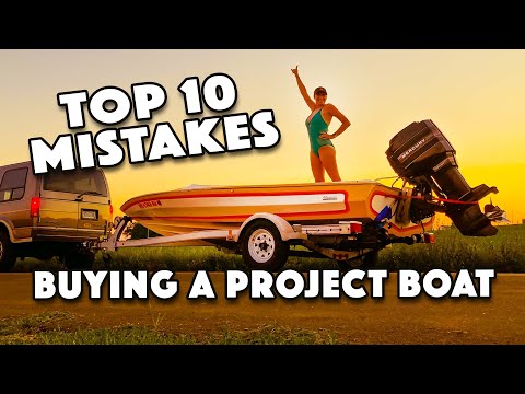 Top 10 MISTAKES Buying Your First PROJECT BOAT